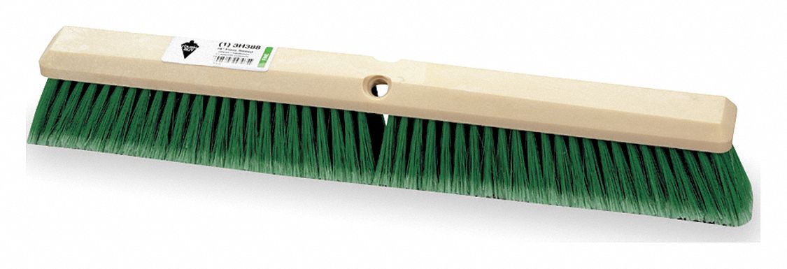 PUSH BROOM,GREEN SYNTHETIC,FLOOR BR