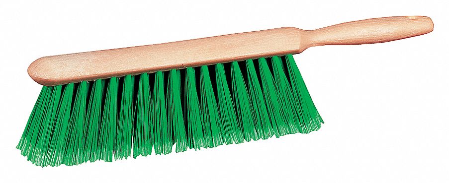 BENCH/COUNTER BRUSH,PLASTIC,GRN, IN