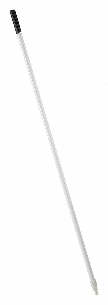 BROOM HANDLE,FIBERGLASS,WHT,5 FT. I