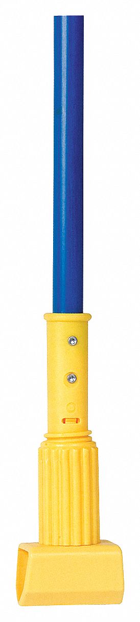 WET MOP HANDLE,60 IN L,BLUE