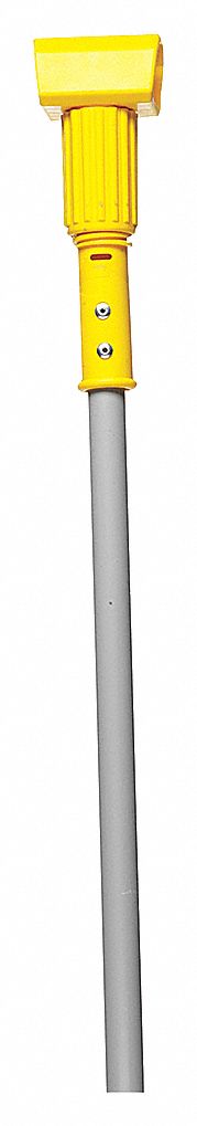 WET MOP HANDLE,60 IN L,GRAY