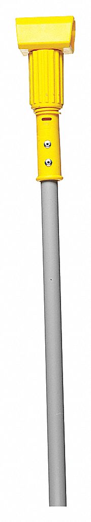 MOP HANDLE,60IN.,FIBERGLASS,GRAY