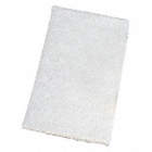 SCOURING PAD,WHITE,6IN L,4IN W,PK20