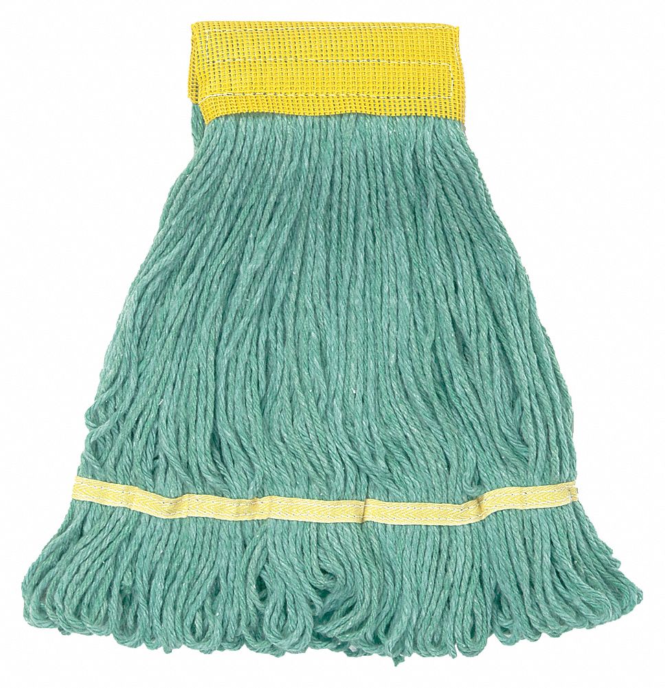 WET MOP,SMALL,GREEN,LOOPED END