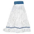WET MOP,XL,WHITE,LOOPED END