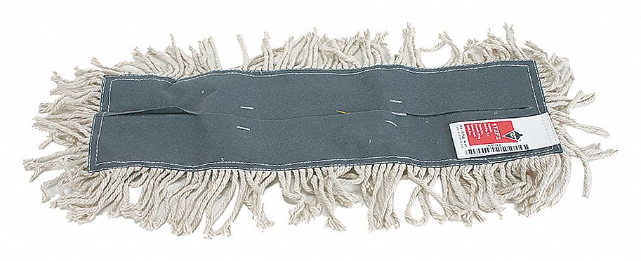 DUST MOP,CUT END,SZ 18 IN,GRAY