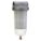 FILTER HOUSING: ALUMINUM/POLYPROPYLENE, 1 IN, NPT, 5 GPM FLOW RATE, 150 PSI, 10 ¼ IN H