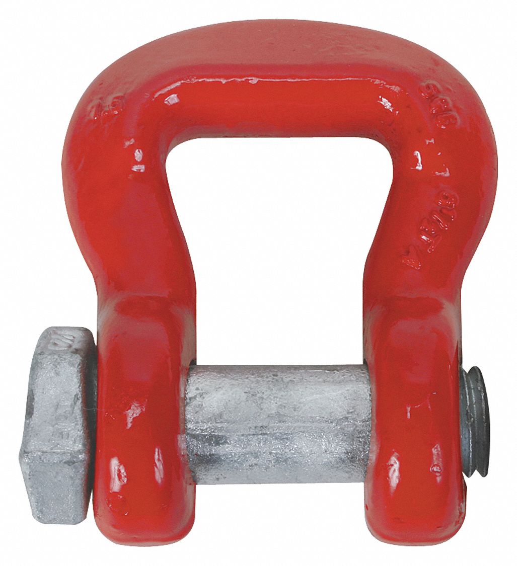 WEB SLING SHACKLE,SCREW PIN,100,000