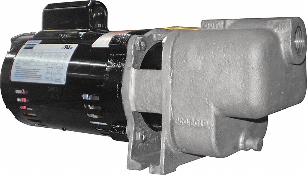 CENTRIFUGAL PUMP, 1/3 HP, ODP, 1 PH