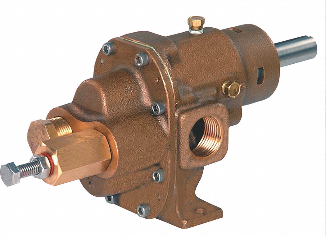 ROTARY GEAR PUMP HEAD, 3/8 IN., 1/2