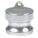 DUST PLUG: 1½ IN COUPLING, 250 PSI MAX AT 70 ° F, 2 15/64 IN L