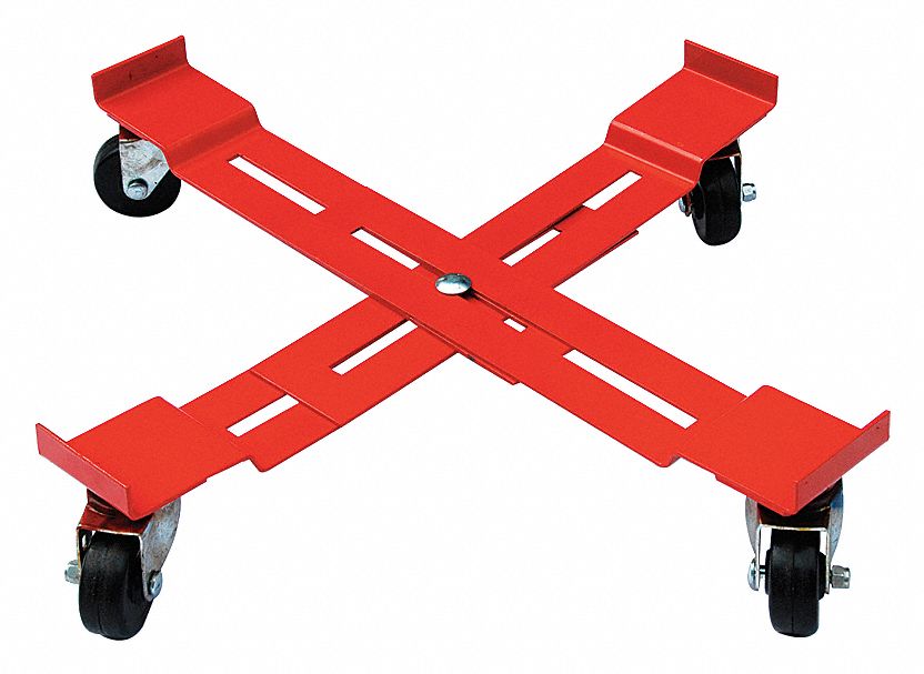 ADJUSTABLE DRUM DOLLY,1000 LB,5-3/8