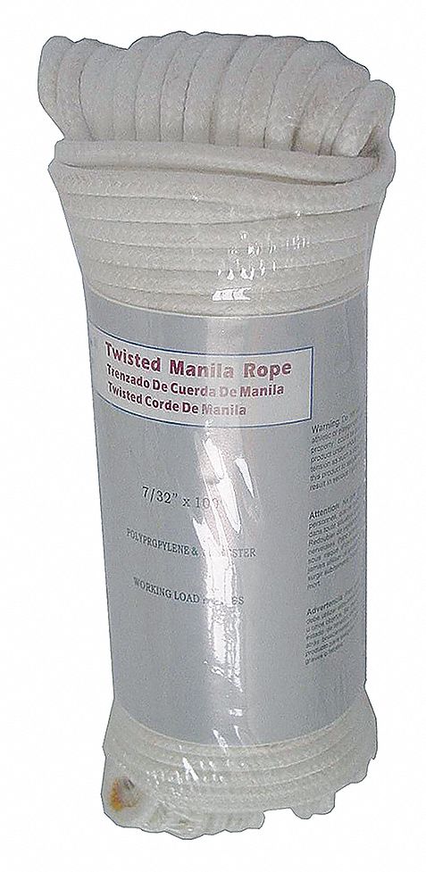 POLYESTER ROPE,DIA 7/32 IN,LENGTH 1