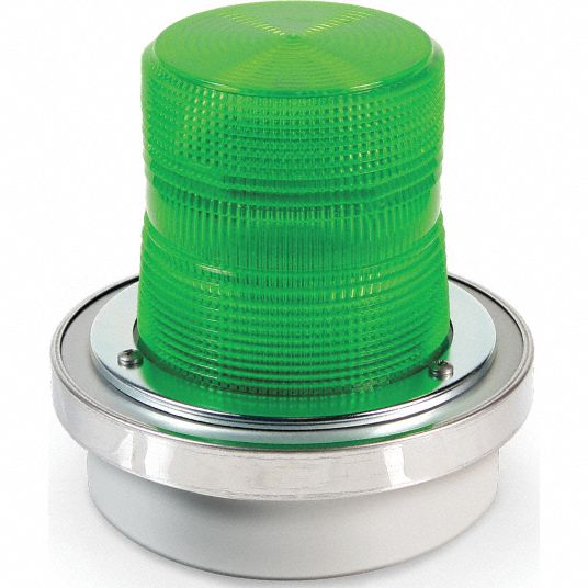 EDWARDS SIGNALING, Green, Xenon, Warning Light - 16G505|92G-N5 - Grainger