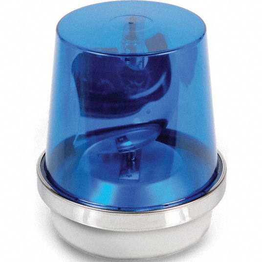 Rotating blue online light