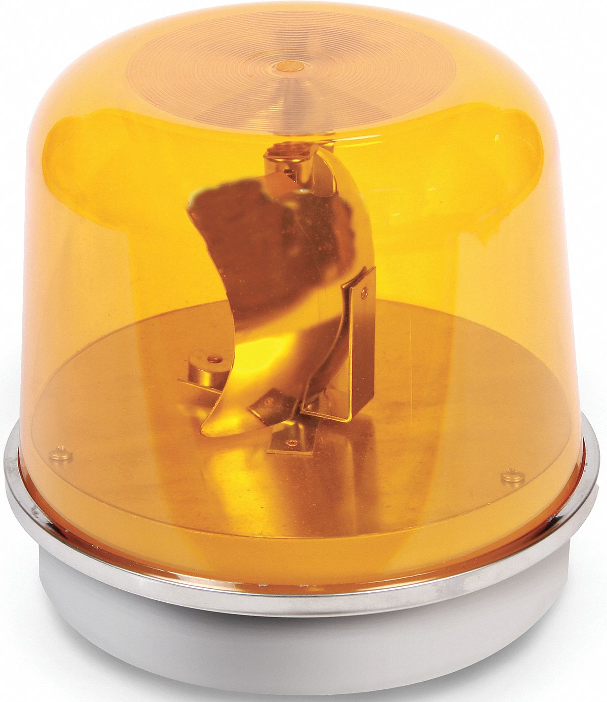 EDWARDS SIGNALING, Amber, 100W Halogen, Rotating Warning Light - 16G533 ...