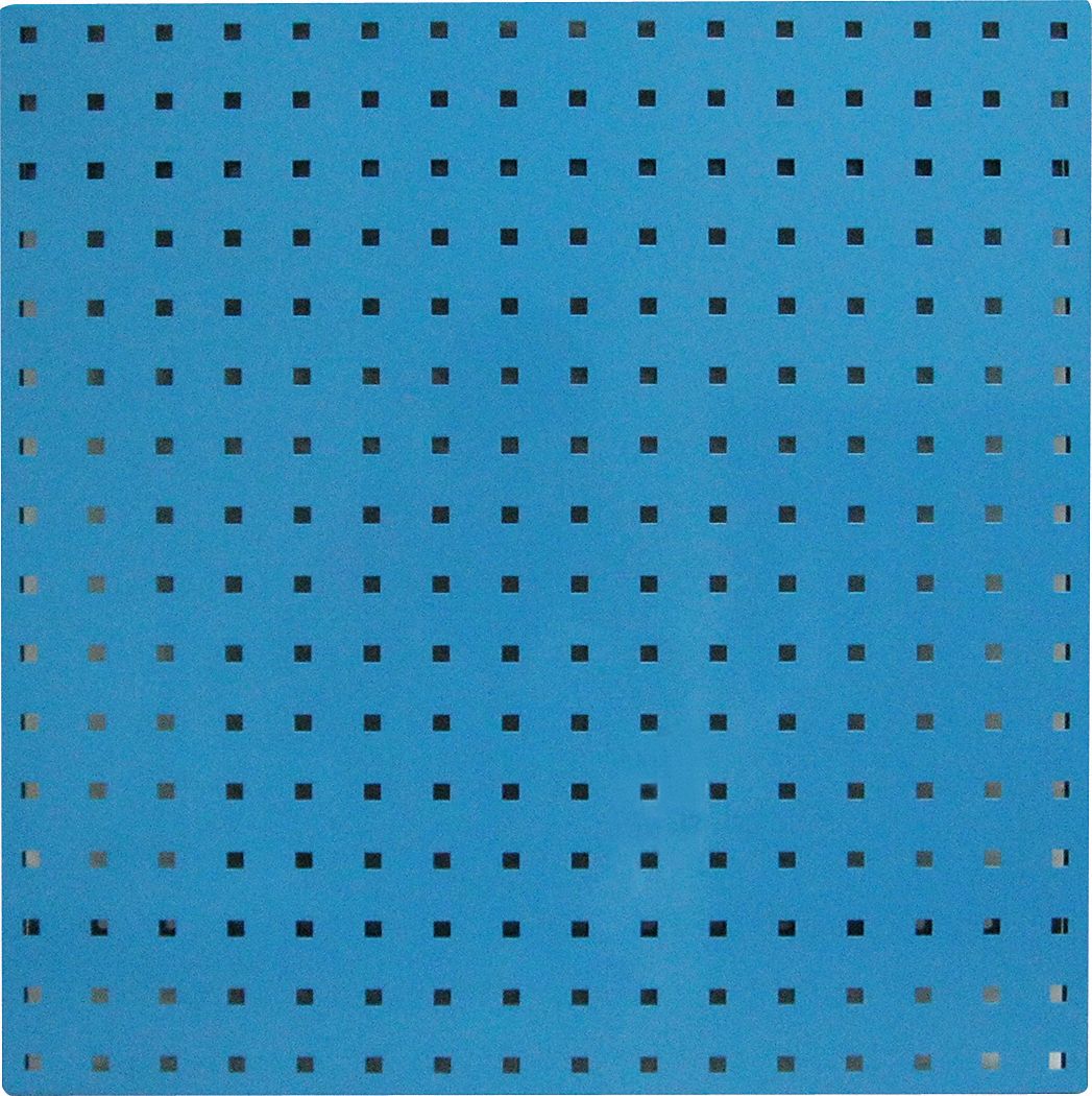 SQUARE HOLE PEGBOARD,24X24,BLUE,PK2