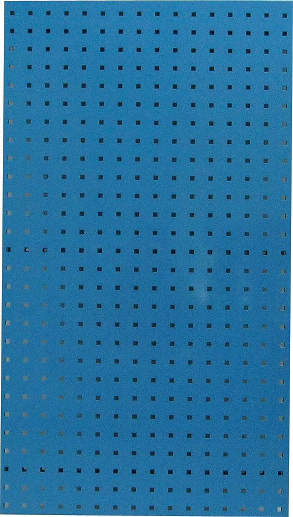 SQUARE HOLE PEGBOARD,42-1/2X24,BLUE