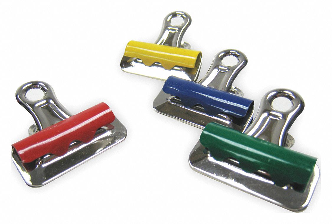 Coloured bulldog clips best sale