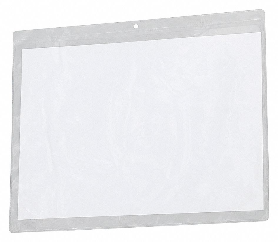 SHOP TICKET HOLDER,12X9,CLEAR,PK50