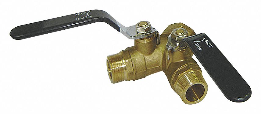 Three way ball clearance valve