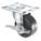 STANDARD PLATE CASTER, 4 IN WHEEL DIAMETER, 450 LB, 5⅛ IN MOUNTING H, PHENOLIC, HARD
