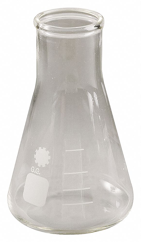 FLASK,ERLENMEYER,GLASS,2000ML,PK6