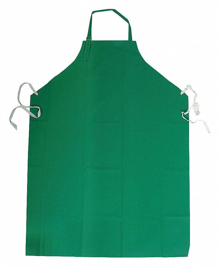 CONDOR APRON BIB 45 IN LONG GREEN M - Chemical and Particulate ...