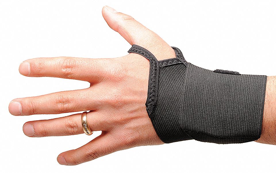 WRIST WRAP AMBIDEXTROUS BLACK L/XL