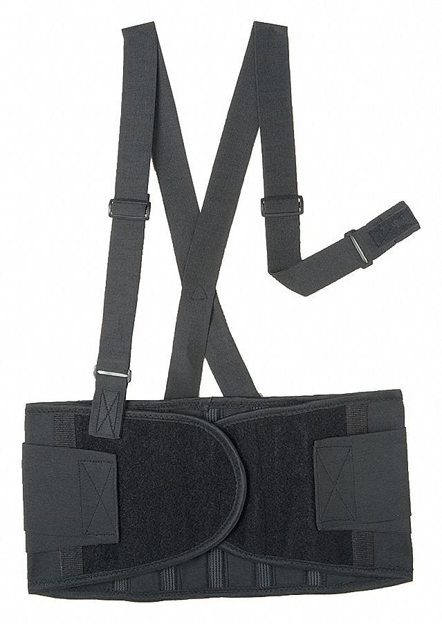 BACK SUPPORT HVY DUTY W/SUSPENDER S