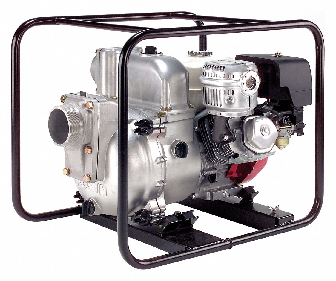 DAYTON ENGINE TRASH PUMP,9.5 HP 