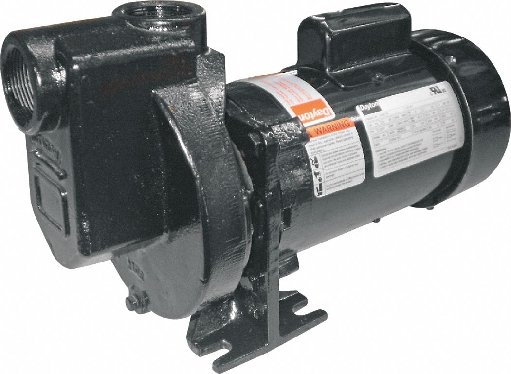 PUMP, CENTRIFUGAL, CI, 1/3 HP,1 PH