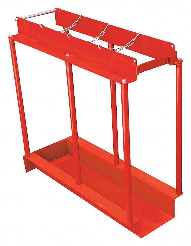 CYLINDER CADDY,PALLET TRUCK,RED