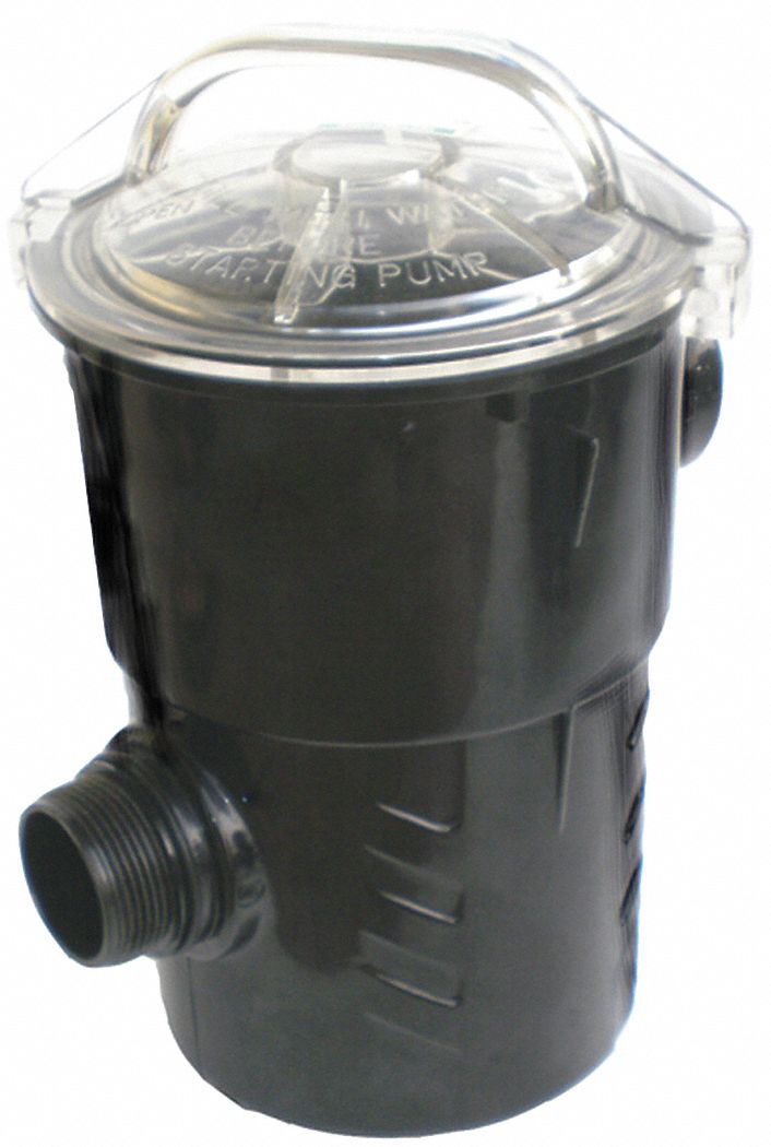 PUMP STRAINER,THERMOPLASTIC, 3 IN.