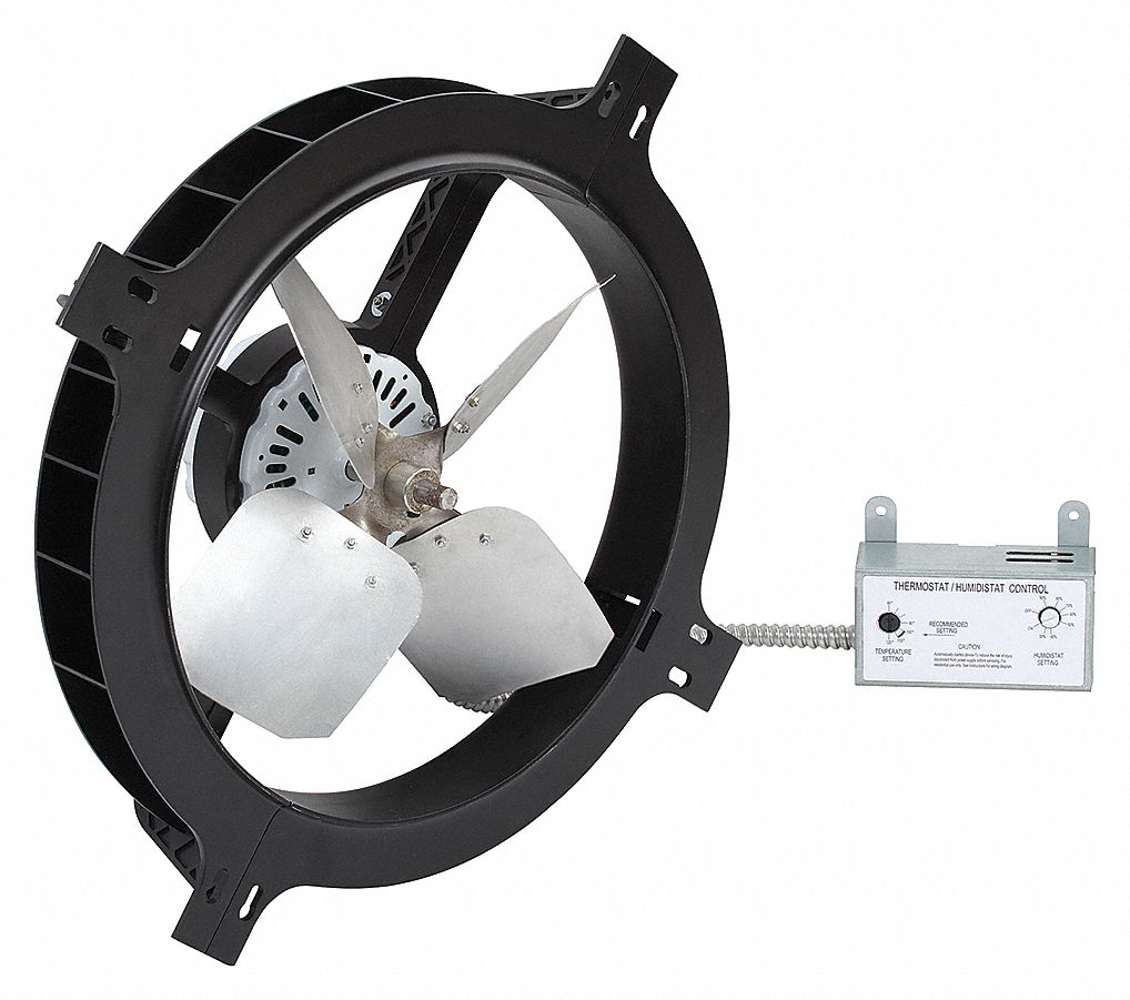 DAYTON GABLE ATTIC VENTILATOR,120V,1380 CF - Attic Exhaust Ventilators -  GGE10W196 | 10W196 - Grainger, Canada
