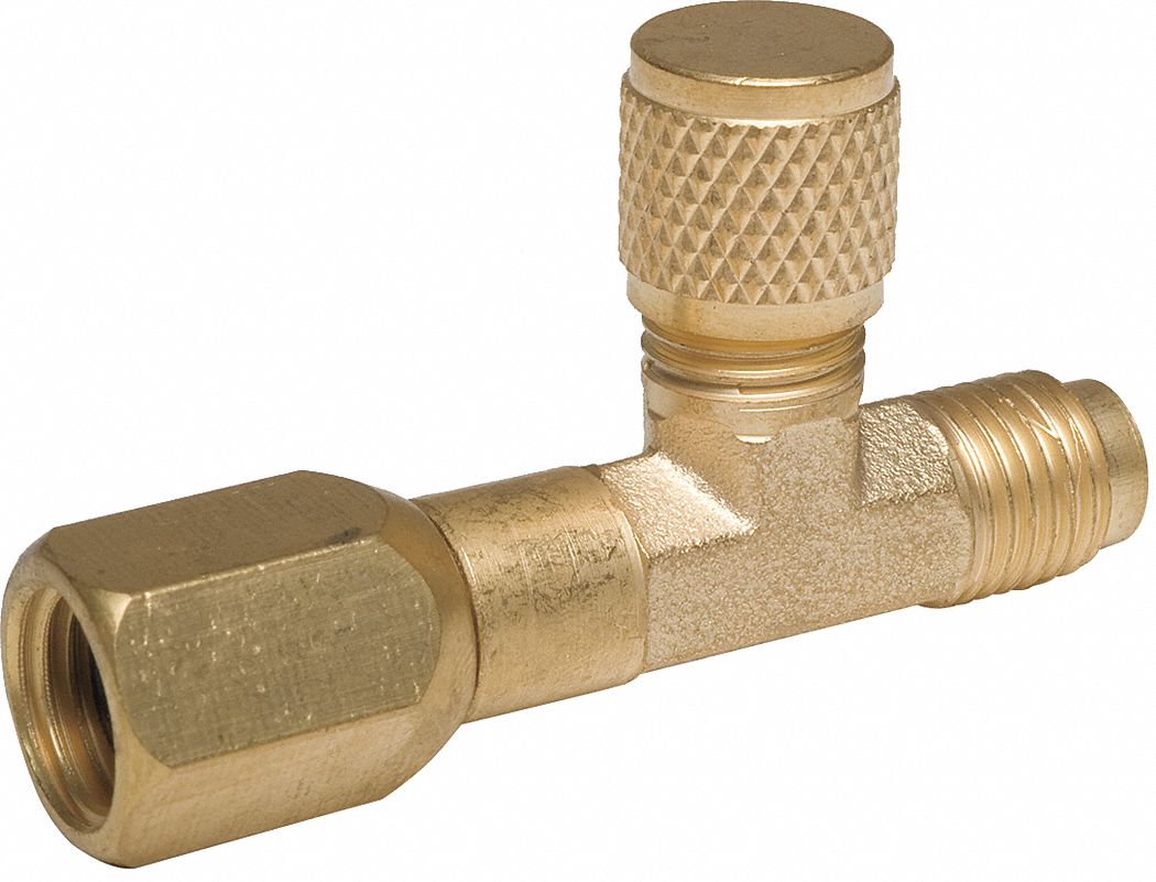 SWIVEL TEE WITH,SWIVEL NUT ON RUN,P