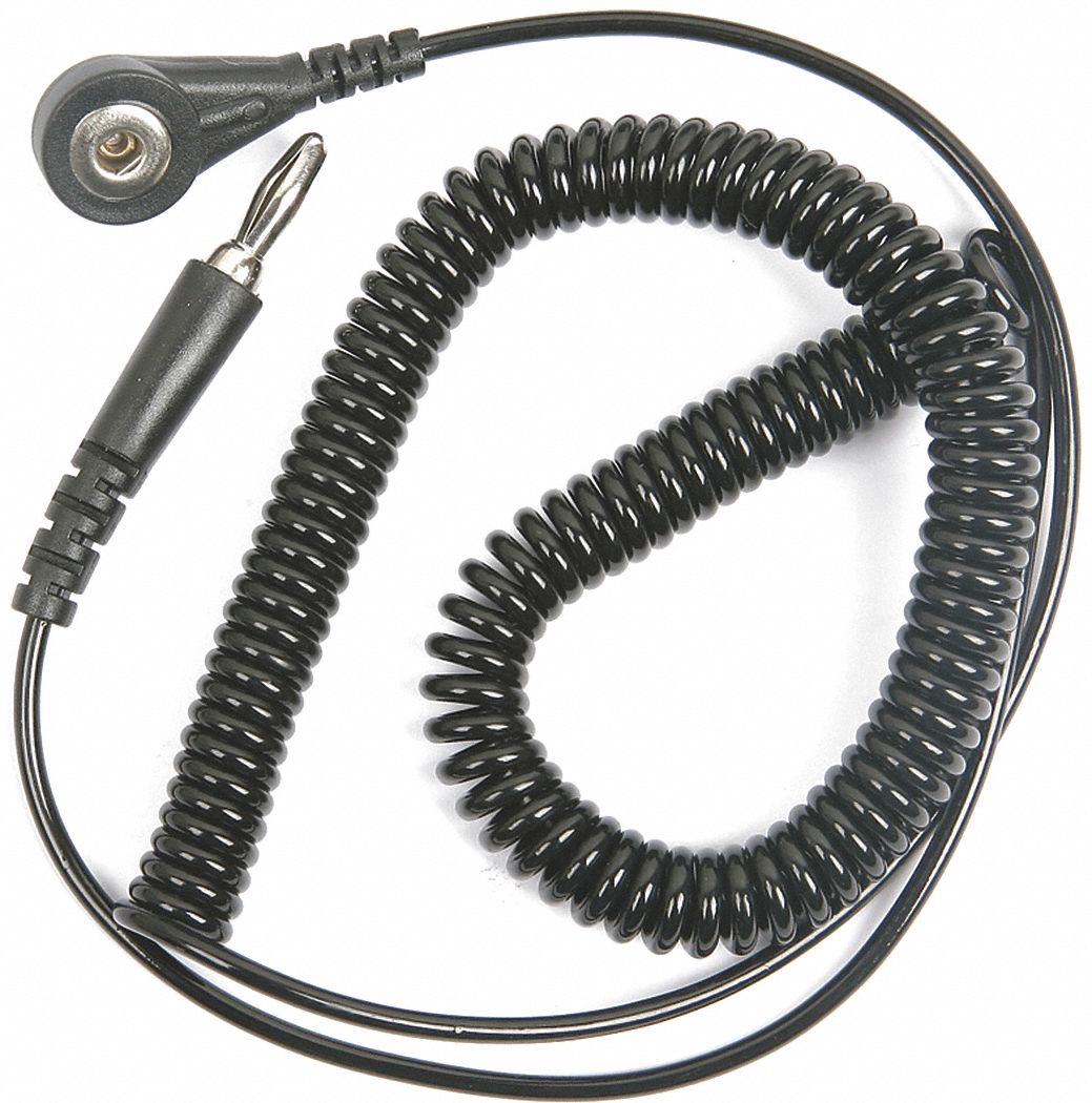 STATIC CONTROL CORD, STRAIGHT,8 FEE