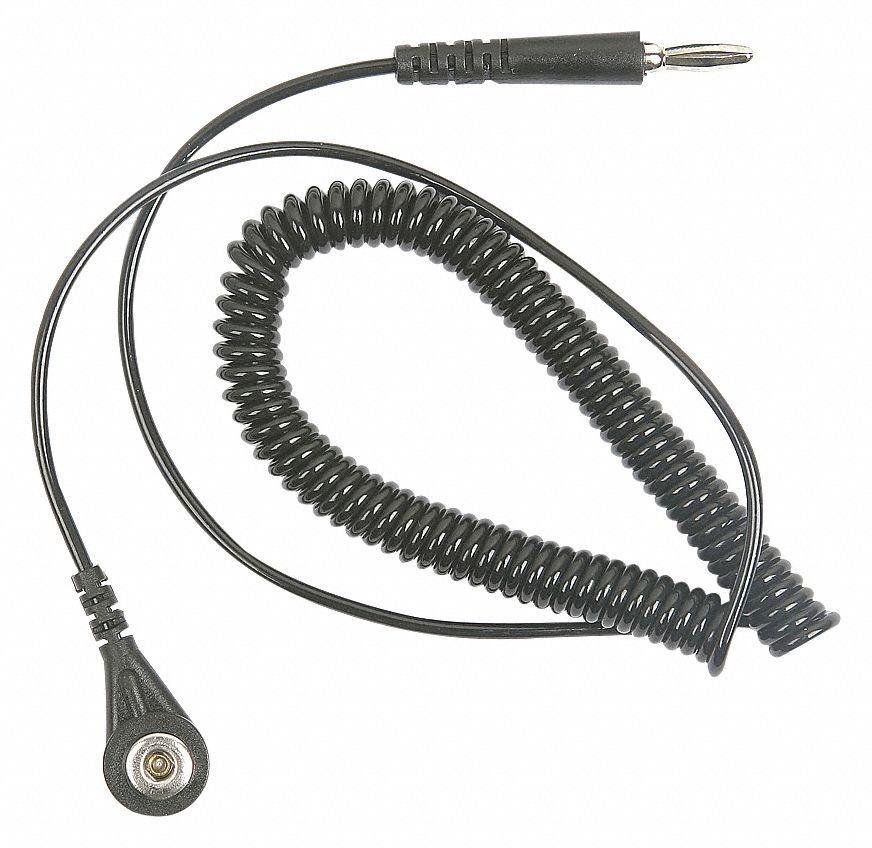 STATIC CONTROL CORD, STRAIGHT,8-1/2