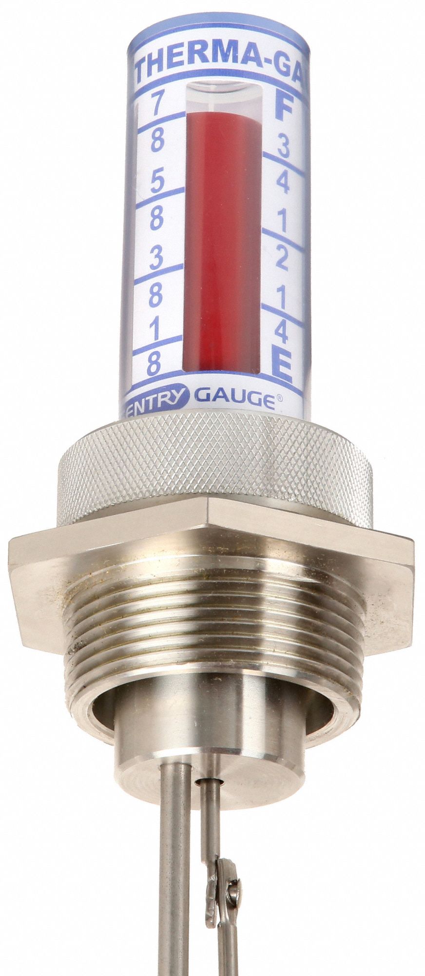 KRUEGER Therma Level Gauge, Tank 12" D, 1.5" NPT 16N501H1.512S3