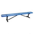 BENCH,EXPANDED METAL,BLUE,LENGTH 96