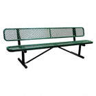 BENCH,EXPANDED METAL,GREEN,LENGTH 9