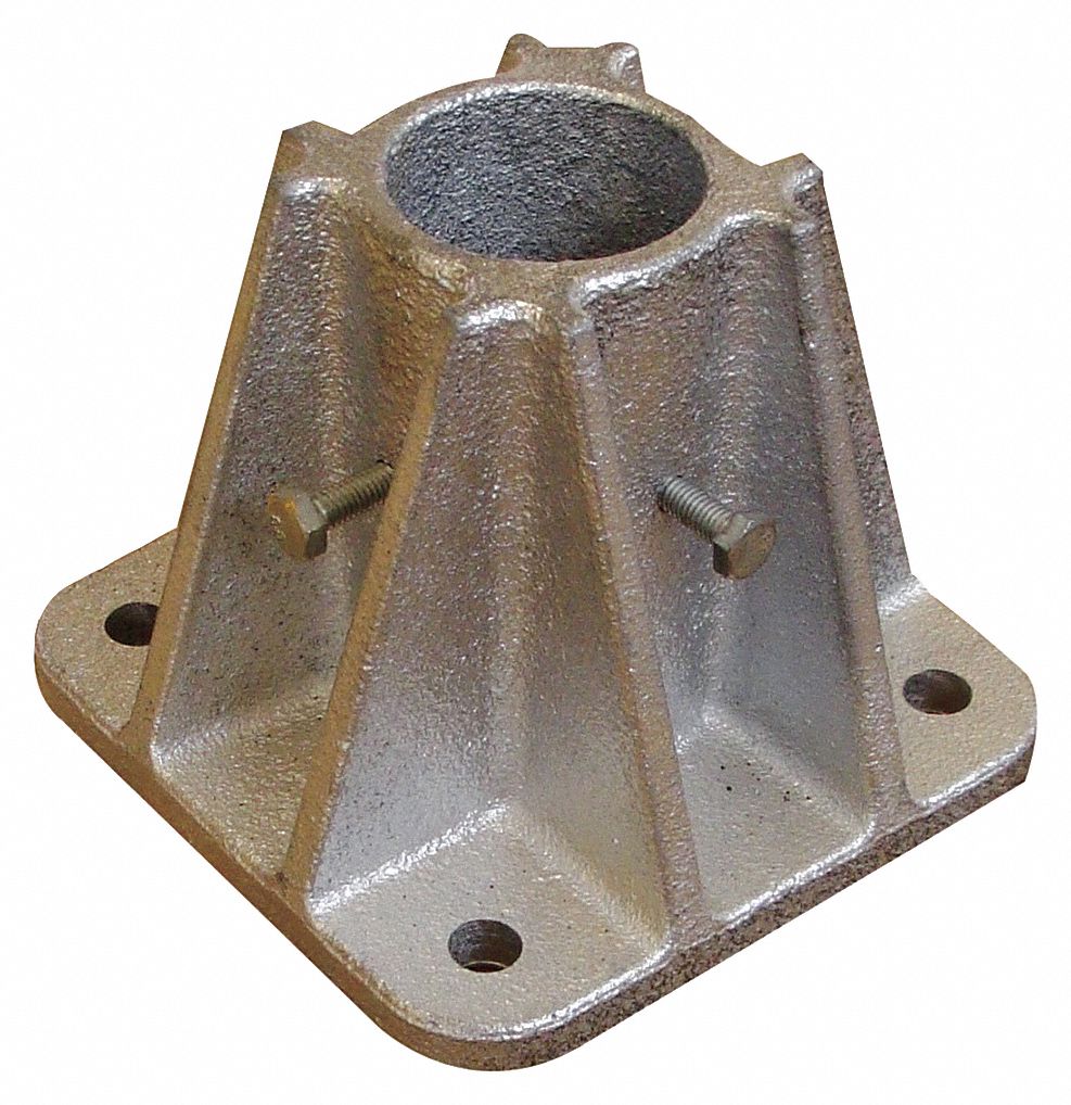 SOCKET MOUNTING BASE,SINGLE,L 5 IN