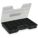 ADJUSTABLE COMPARTMENT BOX, 12⅞ IN X 20 IN X 2½ IN, BLACK, 22 COMPARTMENTS