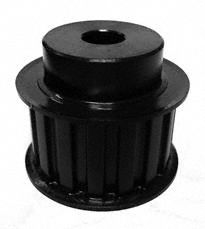 Timing Pulley: Trapezoidal, Fixed, L For Belt Trade Size, For 1 in Belt Wd, 16 Teeth