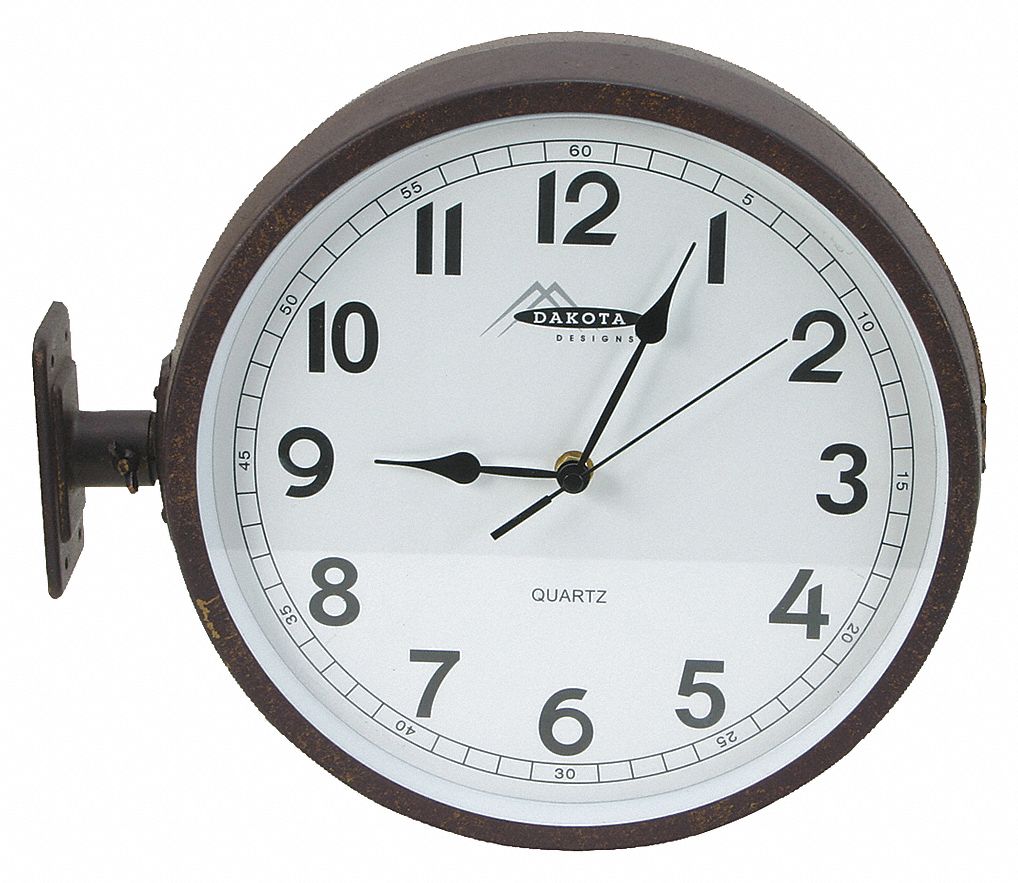 CLOCK,RND,ANLG,11 5/8IN,WALL,BLK