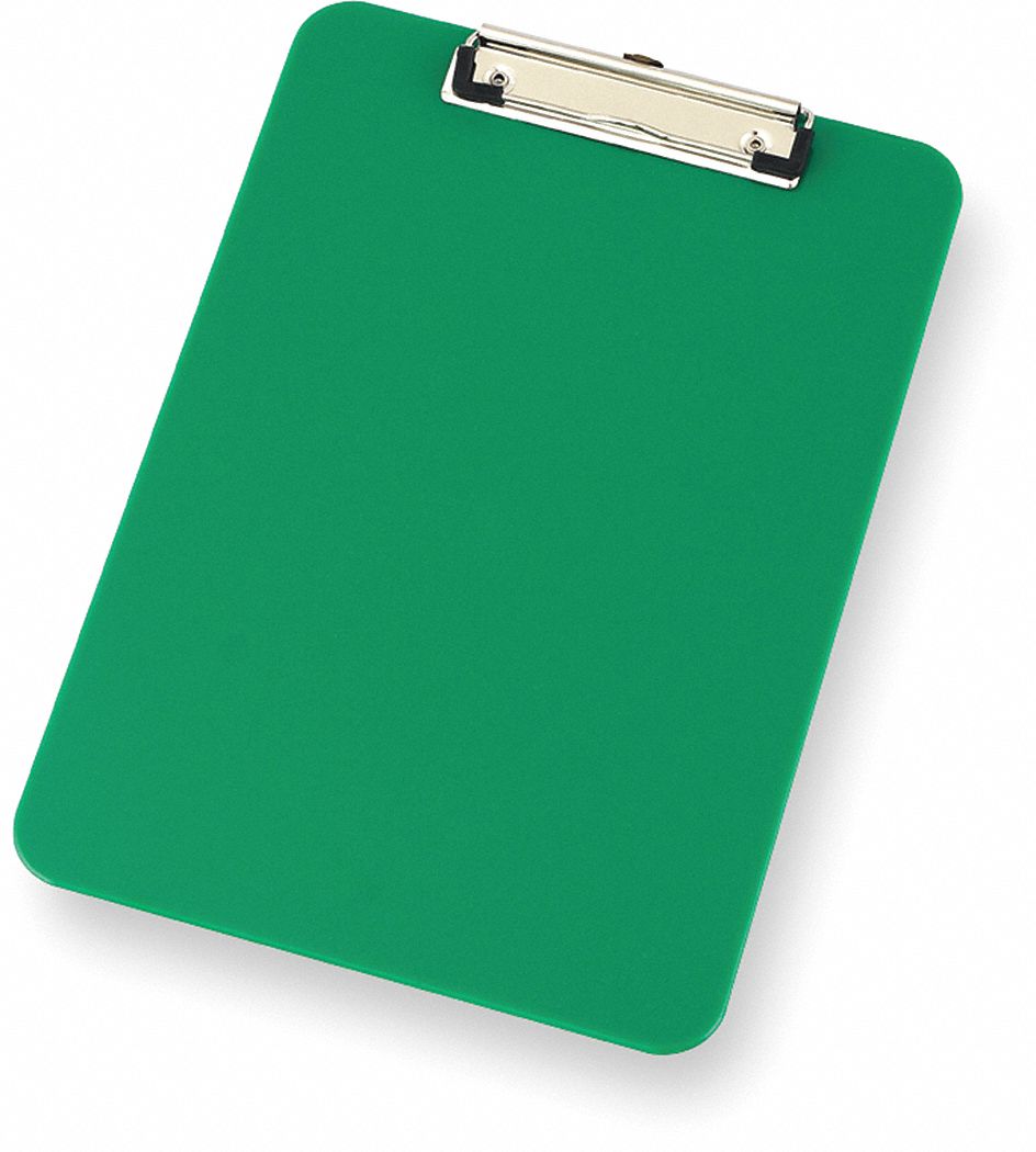 CLIPBOARD,LETTER,DARK GREEN