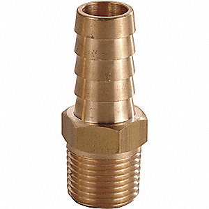 5 Hose ID 3/8" Male Pipe 3/8" Qty Brass Fittings: Hose Stayput Barb 