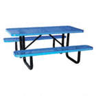 PICNIC TABLE, 72IN X 62IN, BLUE