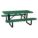 PICNIC TABLE, 72IN X 62IN, GREEN