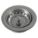 STRAINER: 4 IN OVERALL DIAMETER, 2 IN H, 1½ IN PIPE DIAMETER, STAINLESS STEEL